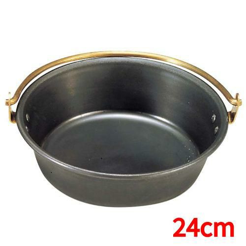 鍋 【鉄 海石鍋 24cm 吊手(石無し)】