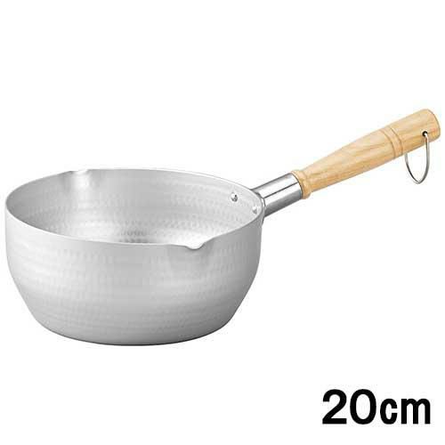 IH雪平鍋 花雪 20cm 北陸アルミ