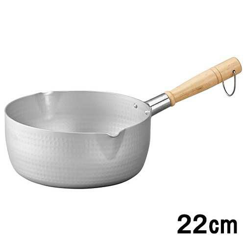 IH雪平鍋 花雪 22cm 北陸アルミ