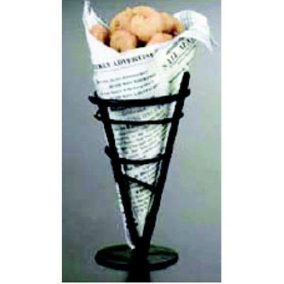 AM フレンチフライコーンバスケットブラック MFC2 中