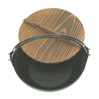 鉄鍋 【南部 鉄 ふる里鍋 黒塗り 21cm 電磁用 21108】