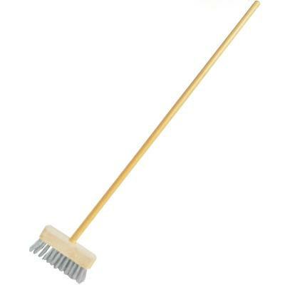 木柄 デッキブラシ ワイヤー（５列植毛）