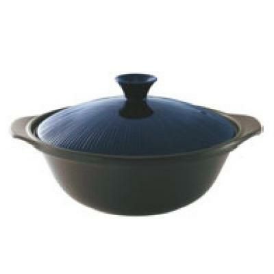 土鍋【サーマテック 直火土鍋 6.5号 ネイビーTDF01】TDF01