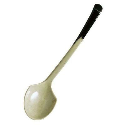 メラミン ラーメンお玉 Ｃ－６９ マーブル黒