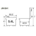 タイガーIH炊飯ジャー 1.8L～5.4リットル　3升　JIW-G541(200V専用）　幅502×奥行429×高さ400