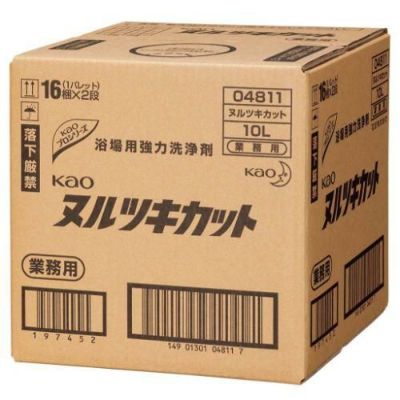 洗剤 【花王 浴場用強力洗剤 ヌルツキカット 10L】 /【グループA】