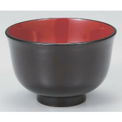 木製羽反椀 溜内朱