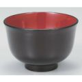 木製羽反椀 溜内朱
