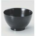 刷毛目汁椀 黒