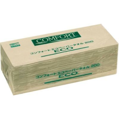クレシア コンフォートエコペーパータオル200