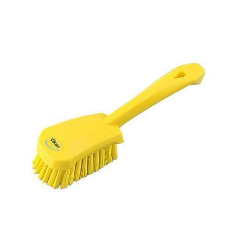 ブラシ 【ヴァイカン ハンドル付ブラシ ハードタイプ 4192 イエロー】 / 70×250 /【グループA】
