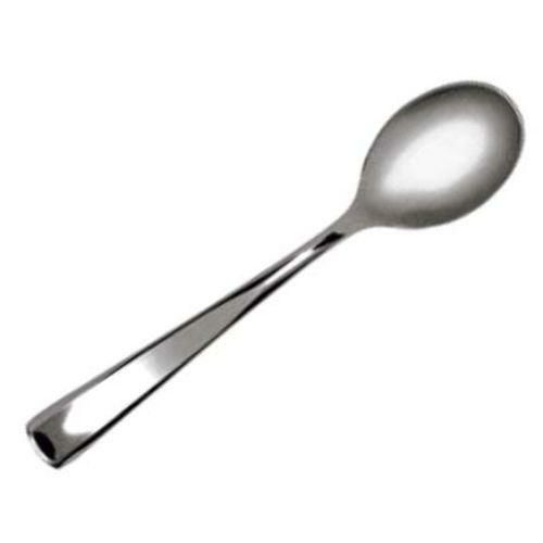 コーヒースプーン 【セイバート シルバーコーヒースプーン(100入)】/材質：ポリスチレン(ステンレスコート)