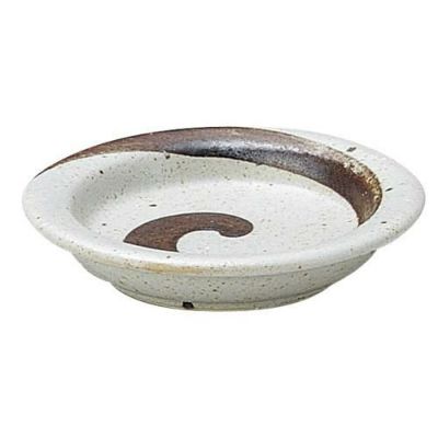薬味皿 【サビ刷毛 丸薬味皿】 高さ18mm×直径:91【グループB】【プロ用】