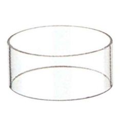 ブッフェステーション ユニットベース クリア(連結用カット付)C1205(SS)φ120×50