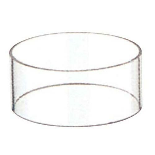 ブッフェステーション ユニットベース クリア(連結用カット付)C1205(SS)φ120×50