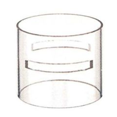 ブッフェステーション ユニットベース クリア(連結用カット付)C1210(S)φ120×100