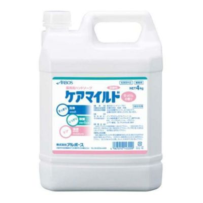 ソープ 【アルボース 薬用泡ハンドソープ ケアマイルド せっけんの香り 4kg】 /【グループA】