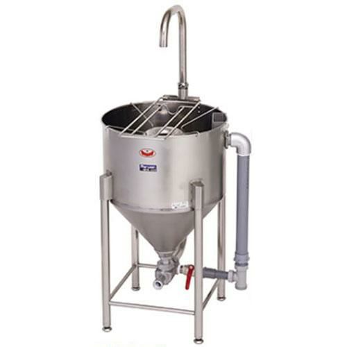 【マルゼン】ドラフト式水圧洗米機 MRW-D28 幅560×奥行585×高さ（全高）800(1200)mm