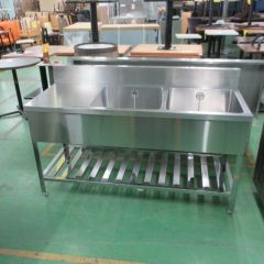 東製作所 azuma ステンレス 2槽 シンク 流し台 2層 業務用 店舗用 東製作所 azuma ステンレス 2槽 シンク 流し台 2層 業務用 店舗