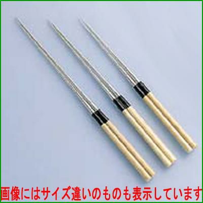 白木柄 盛箸 (水牛桂付) 12cm 【同梱グループA】