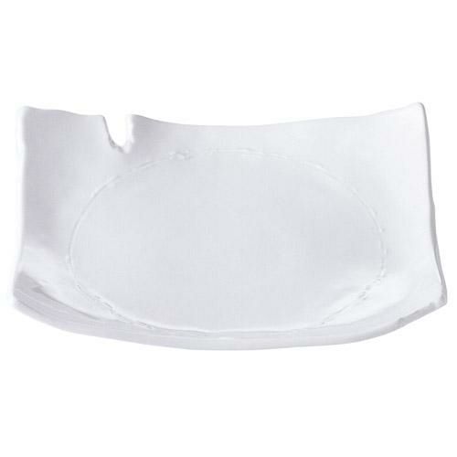 盛皿 【ホワイト エスプリ23cm変形皿】 幅230mm×奥行193mm×高さ50mm【グループB】【プロ用】