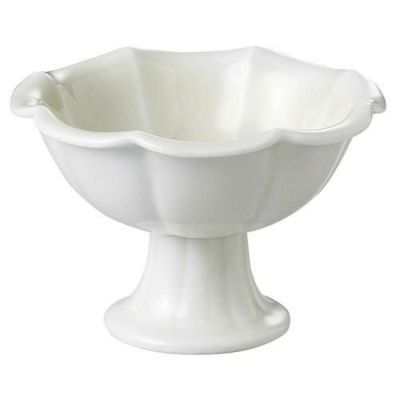 小鉢 【黄白磁 輪花高台小鉢(小)】 高さ63mm×直径:102【グループB】【プロ用】