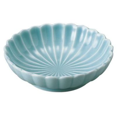 小鉢 【ヒスイ 菊型丸鉢】 高さ32mm×直径:114【グループB】【プロ用】