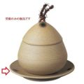 蒸し碗受皿 【筋どんぐり 受皿(大)】 高さ15mm×直径:120【グループB】【プロ用】