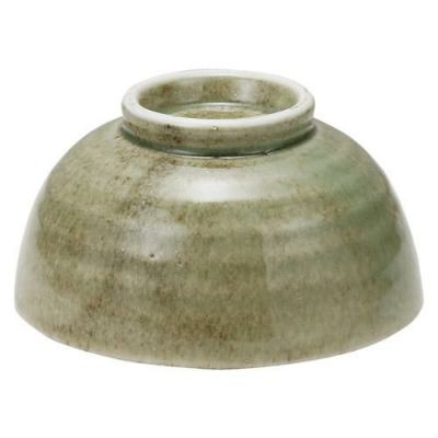 飯椀 【クローム灰釉 中平】 高さ57mm×直径:114【グループB】【プロ用】