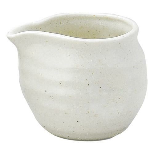 汁次 【粉引風 変形汁次(小)】 高さ80mm×(手付・はみ出し部分含む)サイズ:95・直径:70【グループB】【プロ用】