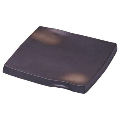 角皿 【備前風 スクエア(大)】 幅232mm×奥行232mm×高さ22mm【グループB】【プロ用】