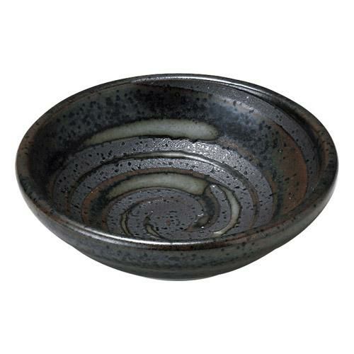 小皿 黒うず 小皿