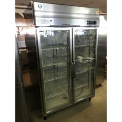 中古 冷蔵庫③ リーチインショーケース 業務用縦型4枚扉 パススルー