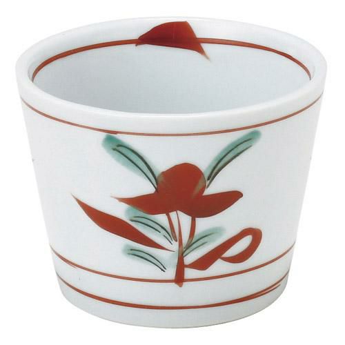 そば千代口 【吉兆赤絵 そば千代口】 高さ63mm×直径:81【グループB】【プロ用】