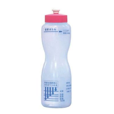 洗剤希釈ボトル プッシュプル ピンク