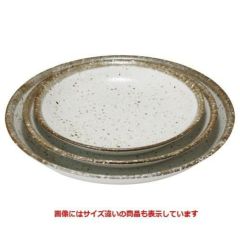 丸皿 【粉引ライン 6.0深口皿】 高さ31mm×直径:193【グループB】【プロ用】