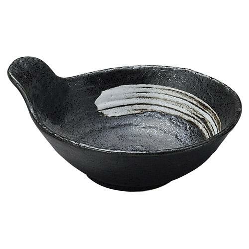 とんすい 【白ハケ天目 純とんすい】 高さ57mm×(手付・はみ出し部分含む)サイズ:145・直径:118【グループB】【プロ用】