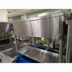 業務用 2槽シンク 1000/450/800 新品 送料無料 水栓取付仕様 東製作所 アズマ 二槽シンク(ホース付) 1000×450×800 KP2-1000 1