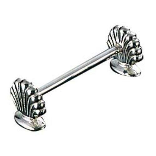 SW シェル型 ナイフレスト 真鍮製(銀メッキ付)