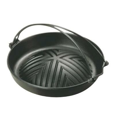 南部鉄 ジンギスカン鍋 つる付 29cm