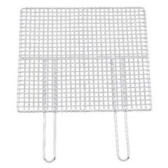 EBM ダブルハンドル 焼アミ クロームメッキ 50cm