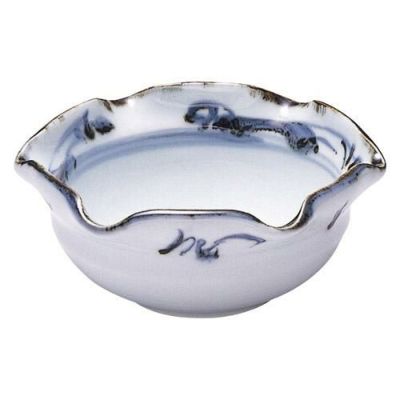 小鉢 【古染草文 六っ押深小鉢】 高さ58mm×(手付・はみ出し部分含む)サイズ:136・直径:126【グループB】【プロ用】