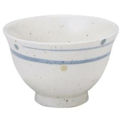 千茶 【新粉引青渦 反煎茶】 高さ60mm×直径:91【グループB】【プロ用】