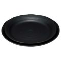 丸皿 【黒マット クラフト8.0皿】 高さ35mm×直径:270【グループB】【プロ用】