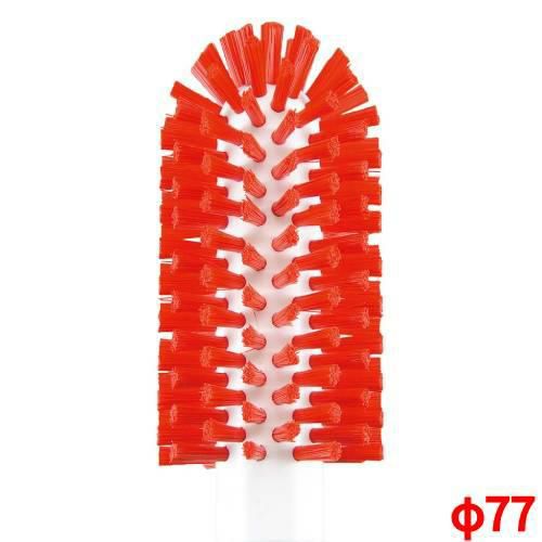 ブラシ 【ヴァイカン ビンクリーナー ハードタイプ 5380-77 レッド】 / φ77×155 /【グループA】