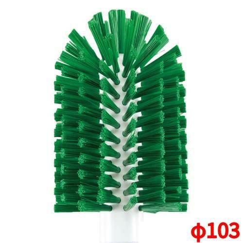 ブラシ 【ヴァイカン ビンクリーナー ハードタイプ 5380-103 グリーン】 / φ103×165 /【グループA】