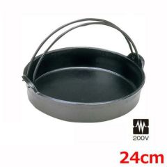 鍋 【アルミ 電磁用 うどんすき 24cm】/業務用/新品 | うどんすき鍋 