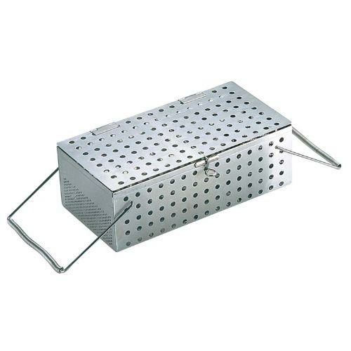 UK 18-8 パンチング スプーン消毒カゴ L