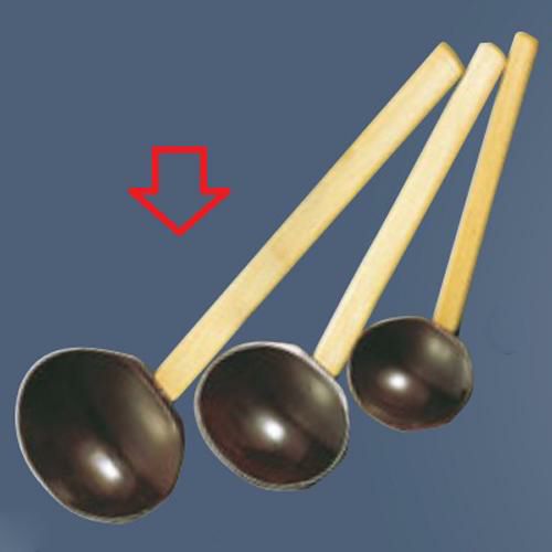 杓子 【EBM 田舎手塗り杓子 大 並 90×80×265】 EBM