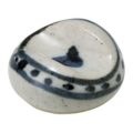 箸置 【灰釉 手玉箸置】 高さ19mm×直径:44【グループB】【プロ用】
